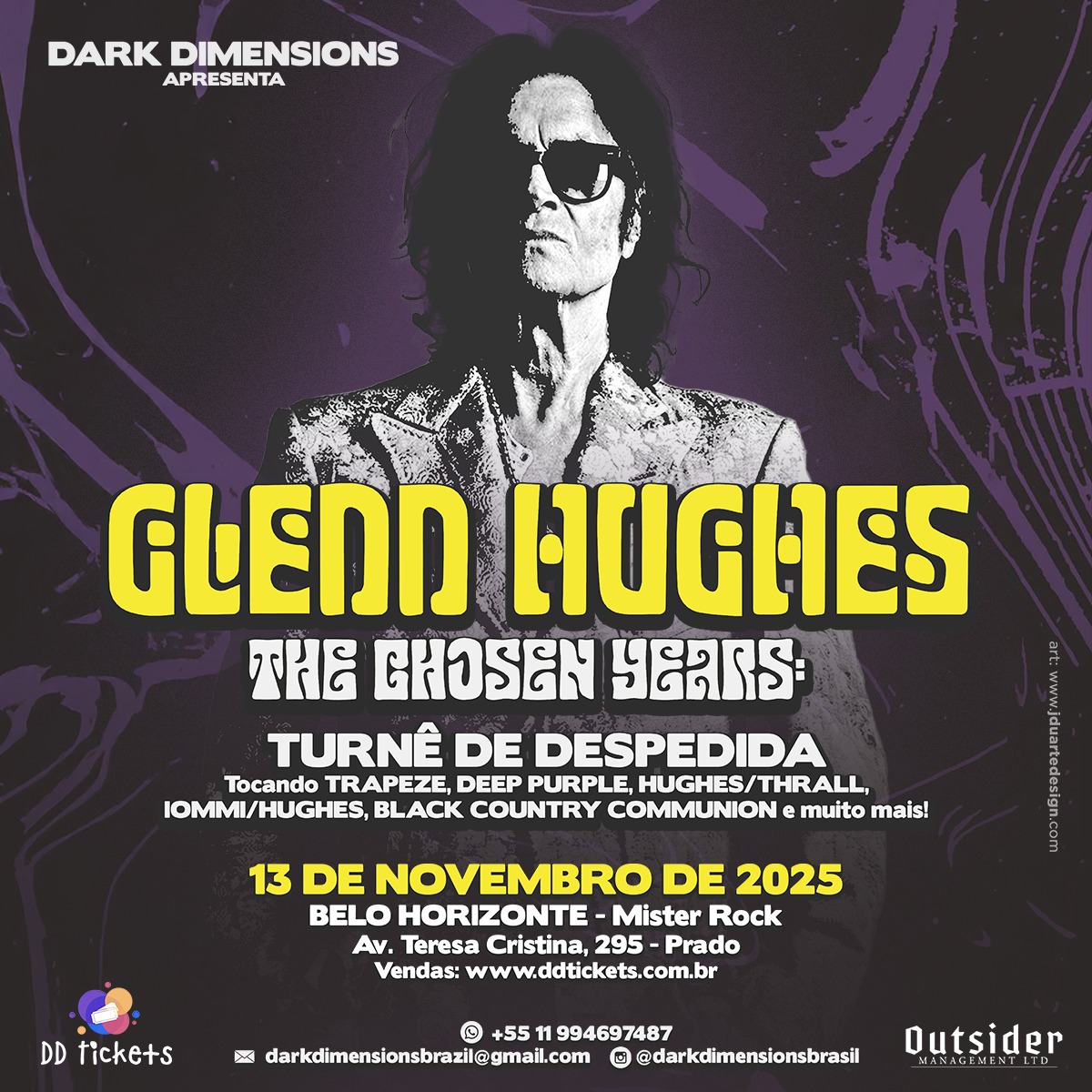 Glenn Hughes em Belo Horizonte